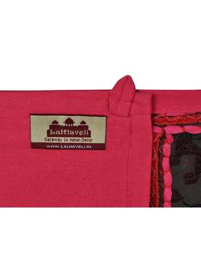 Lal Haveli Handmade Embroidery Patchwork Designer Cotton Toran Door Hanging 39 X 16 inches 4