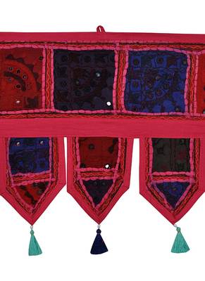 Lal Haveli Designer Cotton Door Hanging Toran 39 X 16 inches 2