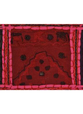 Lal Haveli Handmade Patchwork Embroidery Design Room Decor Cotton Toran Tapestry 39 X 16 inches 3
