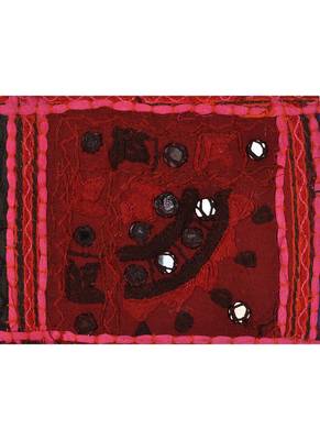 Lal Haveli Embroidery Patchwork Cotton Door Hanging Toran 39 X 16 inches 3