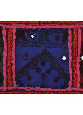 Lal Haveli Handmade Patchwork Design Embroidery Cotton Door Hanging Toran 39 X 16 inches 3