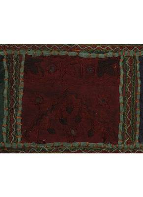 Lal Haveli Patchwork Embroidered Design Cotton Door Hanging Toran Tapestry 39 X 16 inches 3