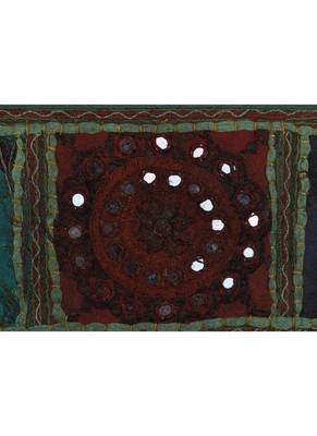 Lal Haveli Decorative Embroidery Patchwork Design Cotton Toran Door Hanging 39 X 16 inches 3