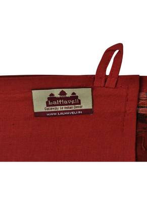 Lal Haveli Decorative Embroidery Patchwork Design Cotton Door Valance Hanging 39 X 16 inches 4