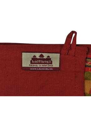 Lal Haveli Ethnic Handmade Embroidered Design Cotton Indian Door Toran Decoration 39 X 16 inches 4