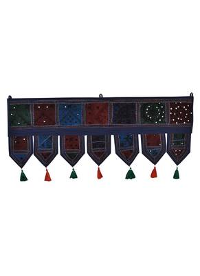 Lal Haveli Home Decorative Embroidered Tapestries Door Valance Toran Valance 39 X 16 inches 1