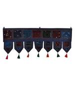 Lal Haveli Rajasthani Handmade Embroidery Work Design Toran Door Hanging 39 X 16 inches