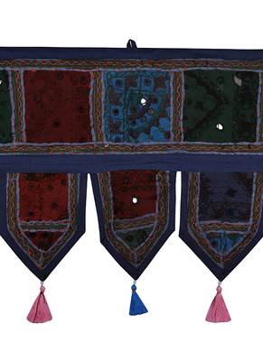 Lal Haveli Elegant Handmade Designer Door Hanging Decoration Tapestry 39 X 16 inches 2