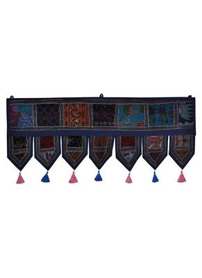 Lal Haveli Indian Embroidered Decorative Embroidered Door Hanging Toran 39 X 16 inches 1