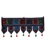 Lal Haveli Designer Embroidery Patchwork Cotton Door Hanging Toran 39 X 16 inches