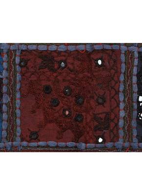 Lal Haveli Ethnic Embroidery Patchwork Design Cotton Toran Door Hanging 39 X 16 inches 3