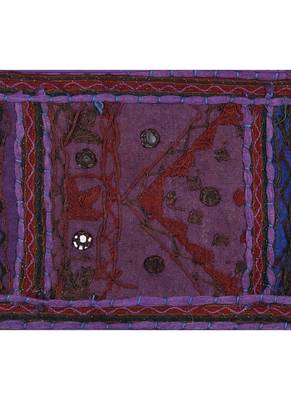 Lal Haveli Decorative Embroidered Patchwork Design Cotton Door Hanging 39 X 16 inches 3