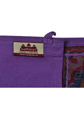 Lal Haveli Decorative Embroidered Patchwork Design Cotton Door Hanging 39 X 16 inches 4