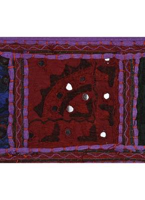 Lal Haveli Elegant Decorative Embroidery Design Door Hanging 39 X 16 inches 3
