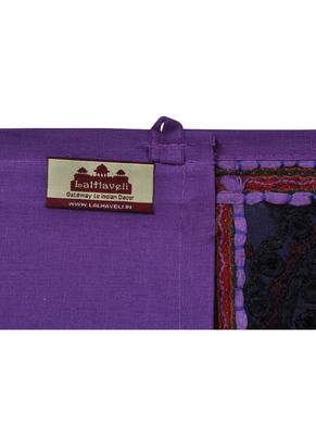 Lal Haveli Embroidered Designer Cotton Topper Window Valance 39 X 16 inches 4