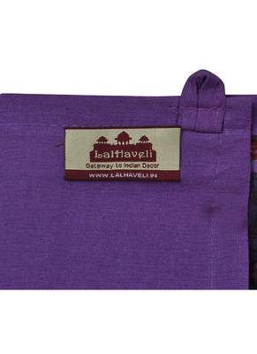 Lal Haveli Rajasthani Embroidered Design Cotton Window Valance Tapestry 39 X 16 inches 4