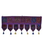 Lal Haveli Handmade Embroidery Cotton Door Hanging Toran Tapestry 39 X 16 inches