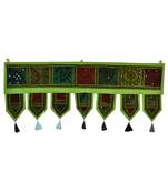 Lal Haveli Handmade Embroidered Cotton Door Hanging 39 X 16 inches