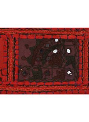 Lal Haveli Handcrafted Embroidery Work Design Cotton Door Hanging Toran 39 X 16 inches 3
