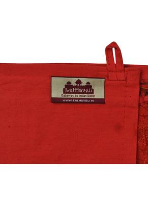 Lal Haveli Designer Embroidery Cotton Door Valance 39 X 16 inches 4