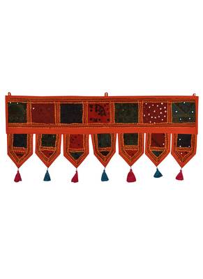 Lal Haveli Designer Embroidered Decorative Wall Hanging Tapestries 39 X 16 inches 1