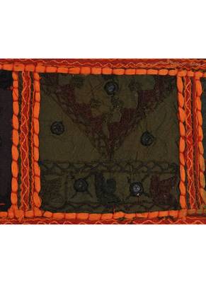 Lal Haveli Decorative Embroidery Work Design Cotton Door Hanging Toran 39 X 16 inches 3