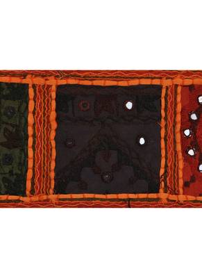 Lal Haveli Jaipuri Handmade Embroidery Work Design Hanging Decoration Tapestries 39 X 16 inches 3