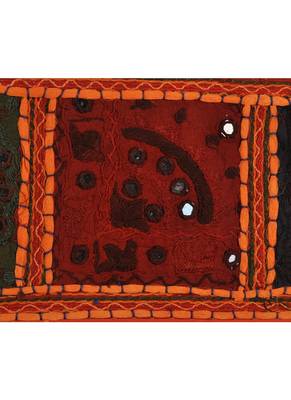 Lal Haveli Traditional Design Handmade Decorative Embroidered Door Toran Tapestry 39 X 16 inches 3