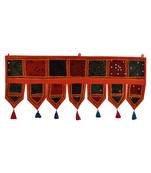Lal Haveli Ethnic Handmade Embroidered Design Door Valance Tapestries 39 X 16 inches