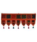 Lal Haveli Indian Embroidered Decorative Cotton Door Valance Tapestries 39 X 16 inches