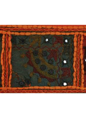 Lal Haveli Indian Embroidered Decorative Cotton Door Valance Tapestries 39 X 16 inches 3