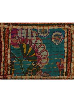 Lal Haveli Mirror Work Embroidery Design Decorative Door Hanging 39 X 16 inches 3