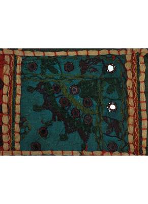 Lal Haveli Handmade Traditional Design Embroidered Cotton Toran Door Hanging 39 X 16 inches 3