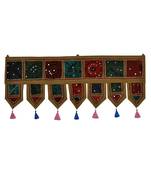 Lal Haveli Indian Traditional Design Embroidered Door Hanging Toran 39 X 16 inches