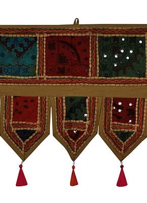 Lal Haveli Embroidery Cotton Door Hangings 39 X 16 inches 2