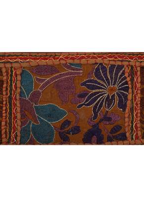 Lal Haveli Traditional Embroidered Handmade Patchwork Design Cotton Door Hanging 39 X 16 inches 4