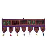 Lal Haveli Elegant Embroidered Design Home Decorative Door Hanging Toran 39 X 16 inches