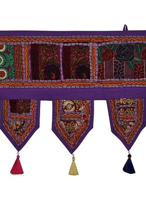 Lal Haveli Elegant Embroidered Design Home Decorative Door Hanging Toran 39 X 16 inches 2