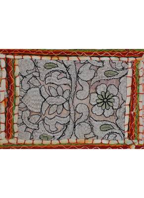 Lal Haveli Embroidery Design Cotton Window Treatment Valance 39 X 16 inches 3