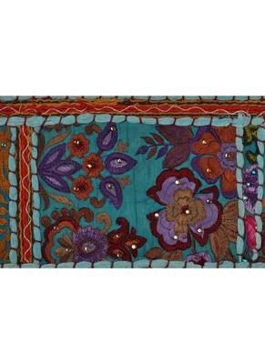 Lal Haveli Rajasthani Handmade Embroidered Decorative Door Toran Tapestries 39 X 16 inches 3