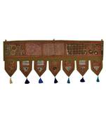 Lal Haveli Elephant Embroidered Design Decorative Door Hanging 39 X 16 inches