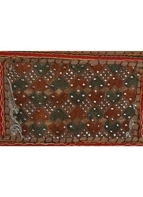 Lal Haveli Elephant Embroidered Design Decorative Door Hanging 39 X 16 inches 3