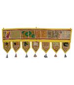 Lal Haveli Jaipuri Handmade Elegant Embroidery Door Hanging 39 X 16 inches