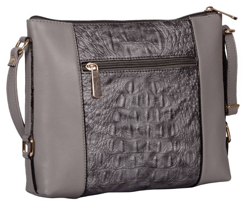 Grey Color non detachable Sling Bag For Women's and Girls aaimfa