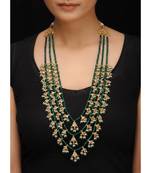 Kundan And Green Jade Rani Haar Necklace