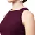 Inddus Burgundy Georgette Solid Ruffle Saree With Blouse Piece