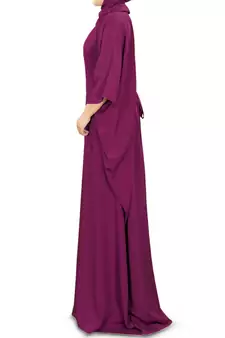 MyBatua Rua Wine Kaftan