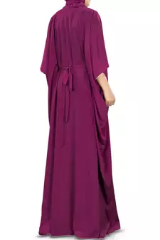 MyBatua Rua Wine Kaftan