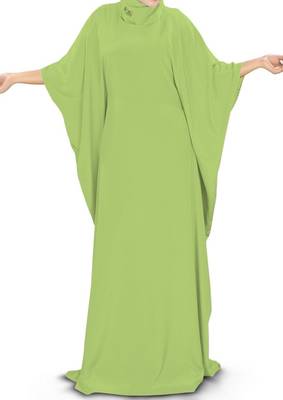 MyBatua Rua Parrot Green Kaftan 2