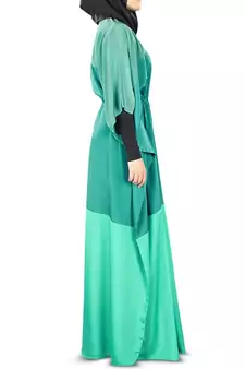 MyBatua Raha Green Kaftan